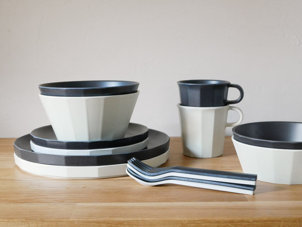 KINTO ALFRESCO ブラック25cmプレート