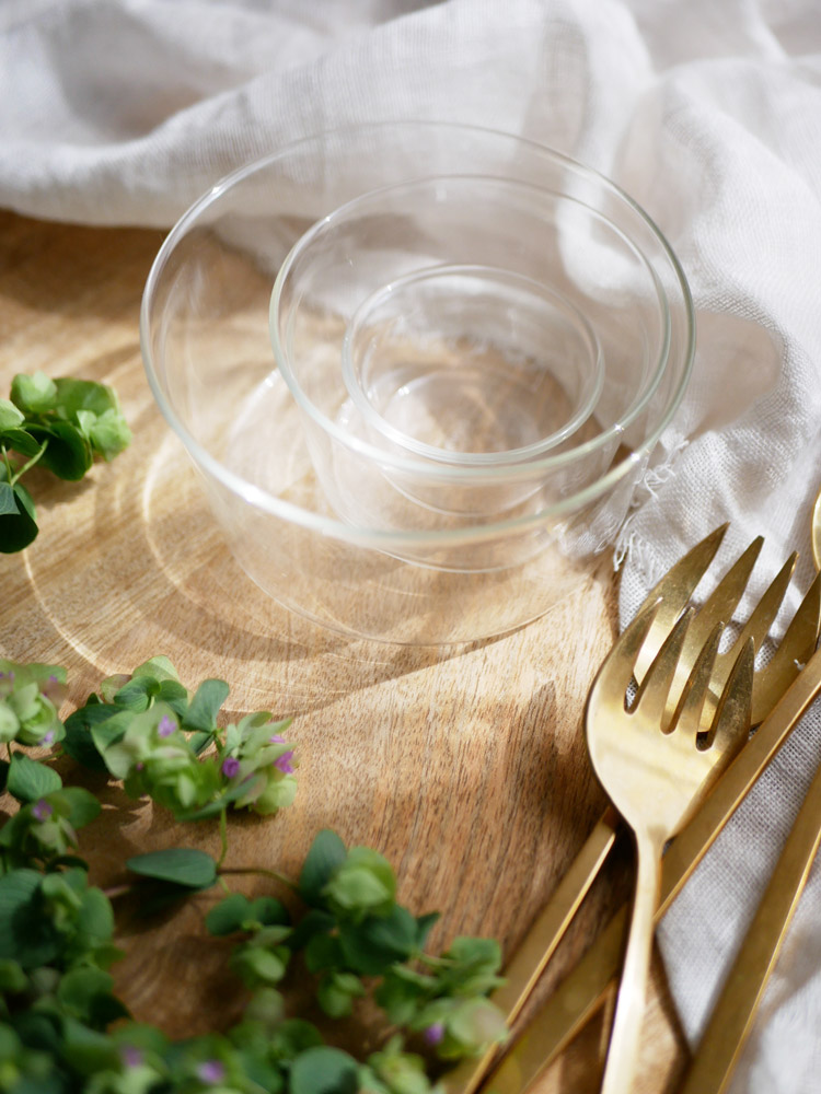 透明なKINTO CASTガラスボウル