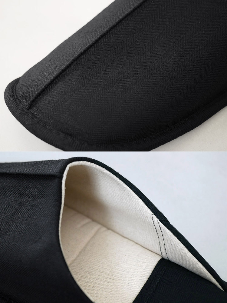 サラサデザインのb2cウォッシャブルスリッパ。麻素材の甲部とポリウレタンEVAのソールを使用した室内用スリッパ