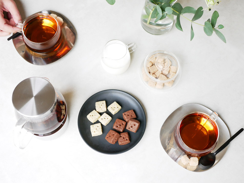 UNITEAブランドの耐熱ガラスミルクピッチャー