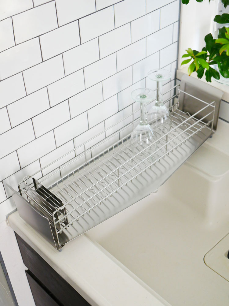 UtaUのステンレス製水切りラック