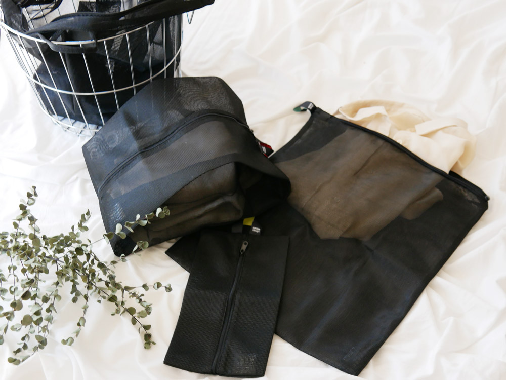 sarasa designのb2cランドリーネットワイド、ポリエステルとラテックス素材を使用した家庭用洗濯ネット