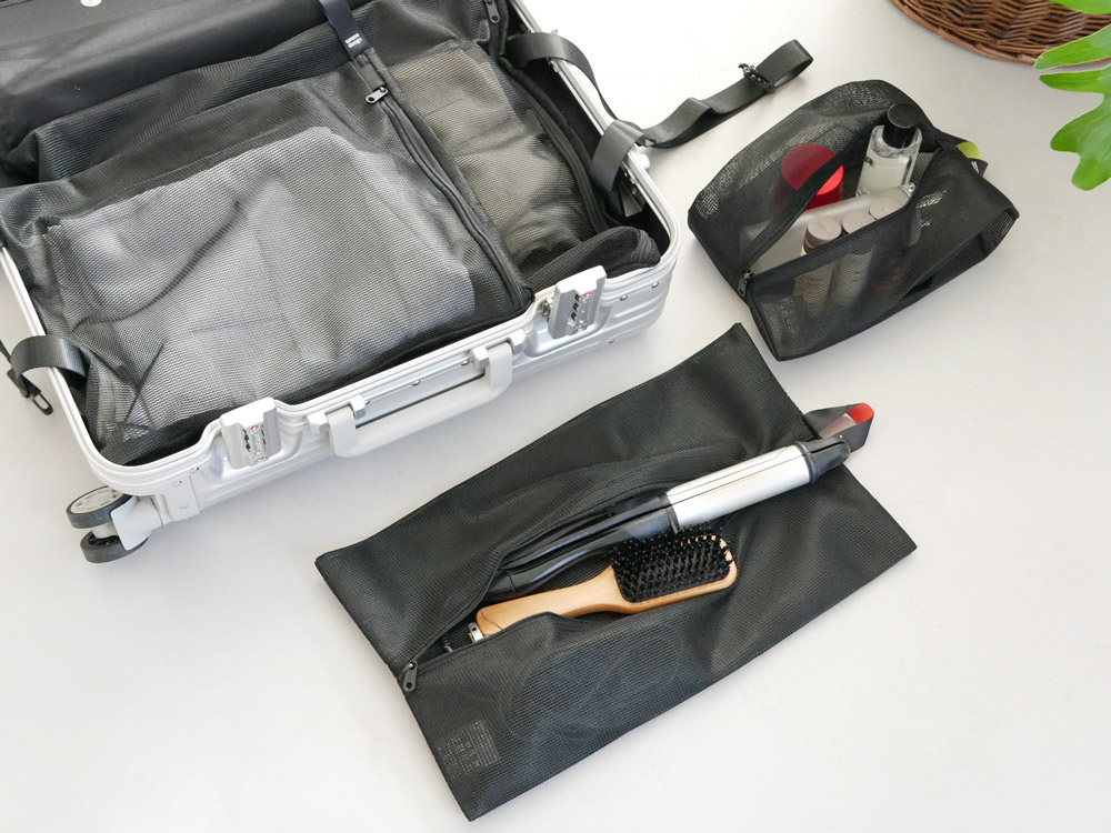 サラサデザイン製b2cランドリーネットワイド、家庭用洗濯に最適なポリエステルとラテックス素材の洗濯ネット