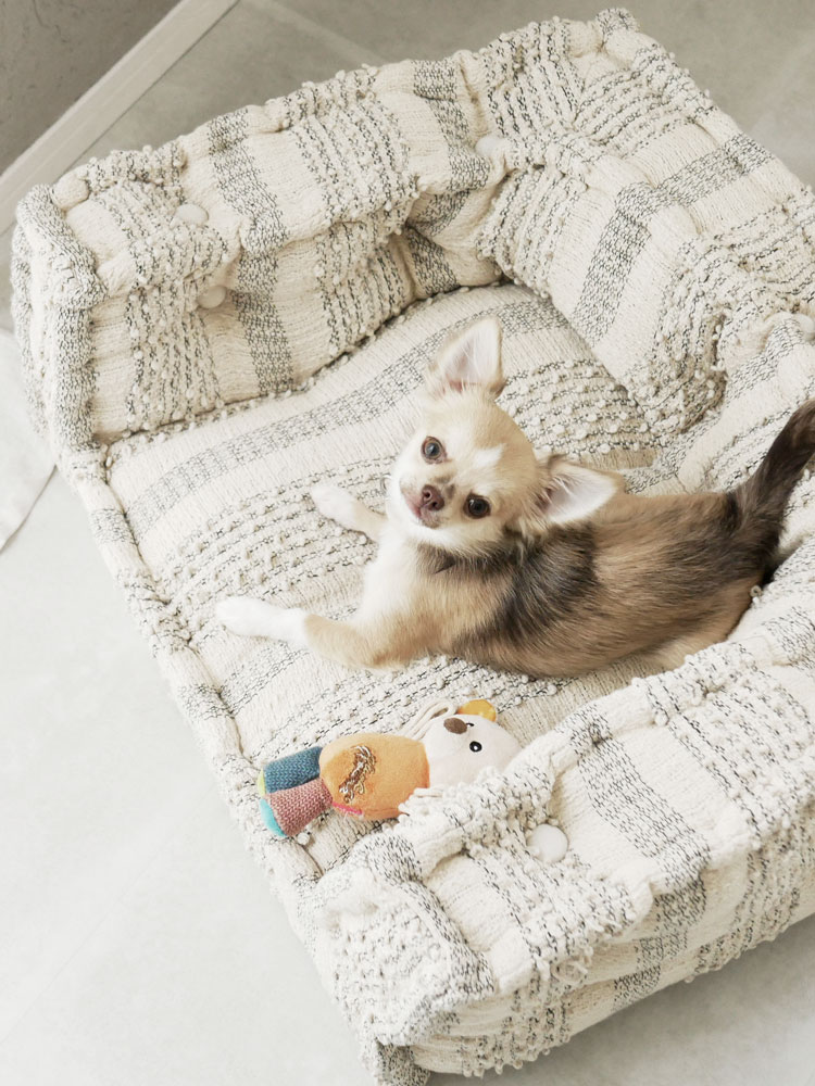 アデペシュのユーアーム付きブロックマルチソファ