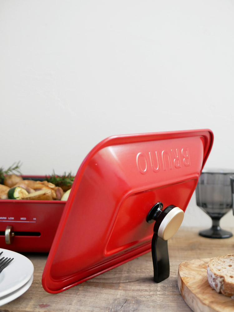 BRUNOコンパクトホットプレート用グラスリッドとスタンドノブ