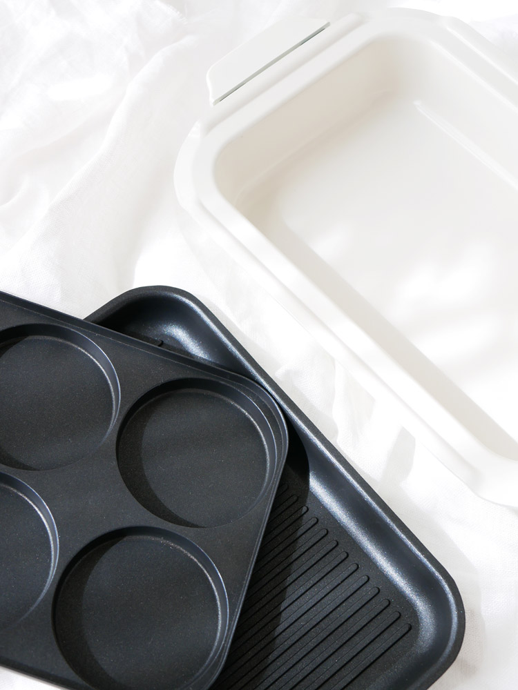 BRUNOのコンパクトホットプレートとセラミック鍋セット