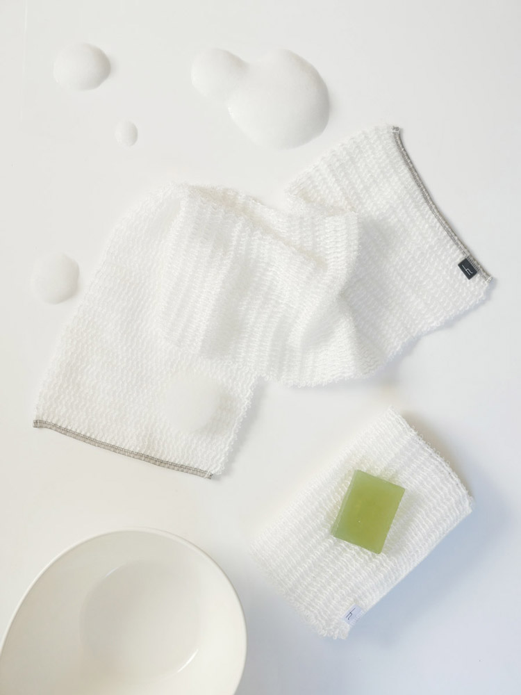 h tagブランドのボディウォッシュタオル