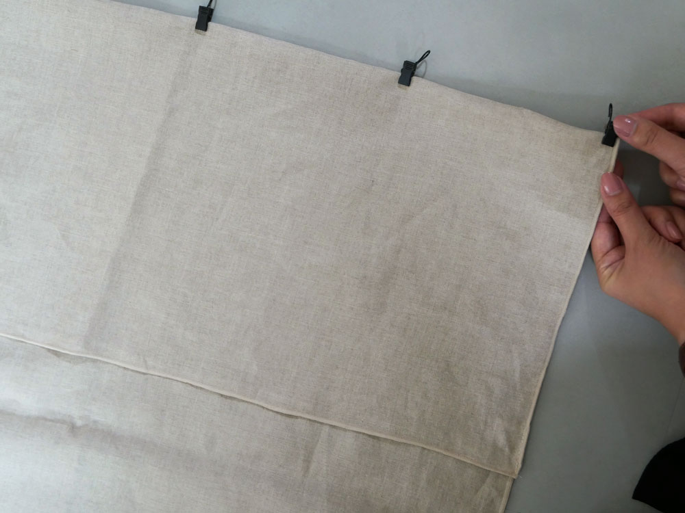 natsusobiku＞リネンのクリップ留めカーテン S W130×H165cm 1枚 ベージュ – カチモ | カチあるモノで価値ある暮らし