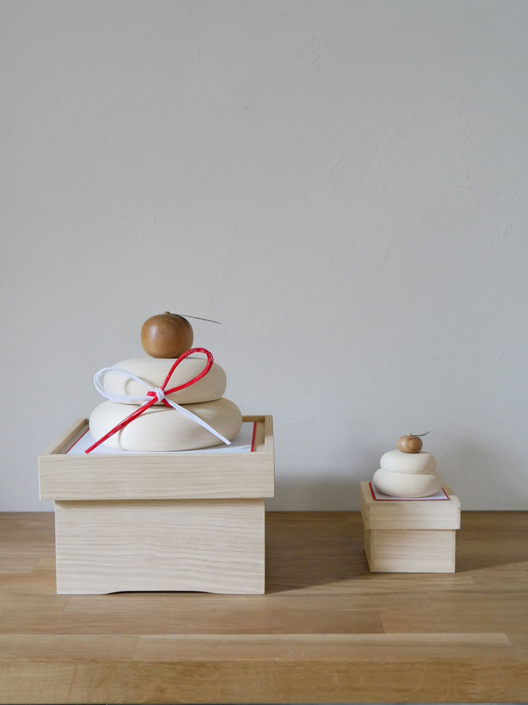 けやき工芸 谷口の手造り鏡餅セット