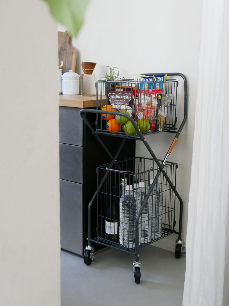 DULTONのスチール製ランドリートローリー