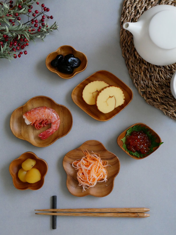 ホーンプリーズ製ティークウッドミニボウル