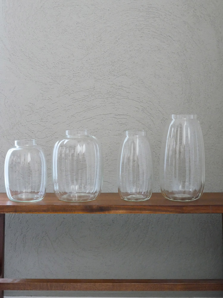 Horn Please MADE リューズガラス ブロードライン フラワーベース