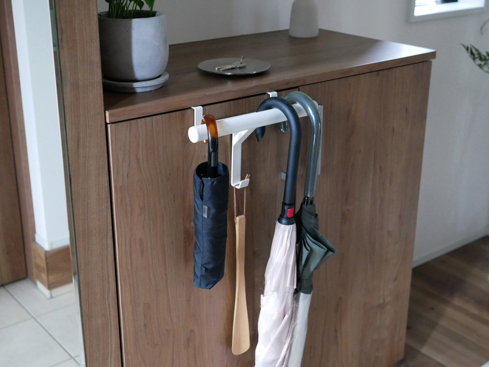 Tower タワー バッグハンガー 玄関収納 バッグ カバン掛け バッグフック リュックハンガー2段 ランドセル フック 収納