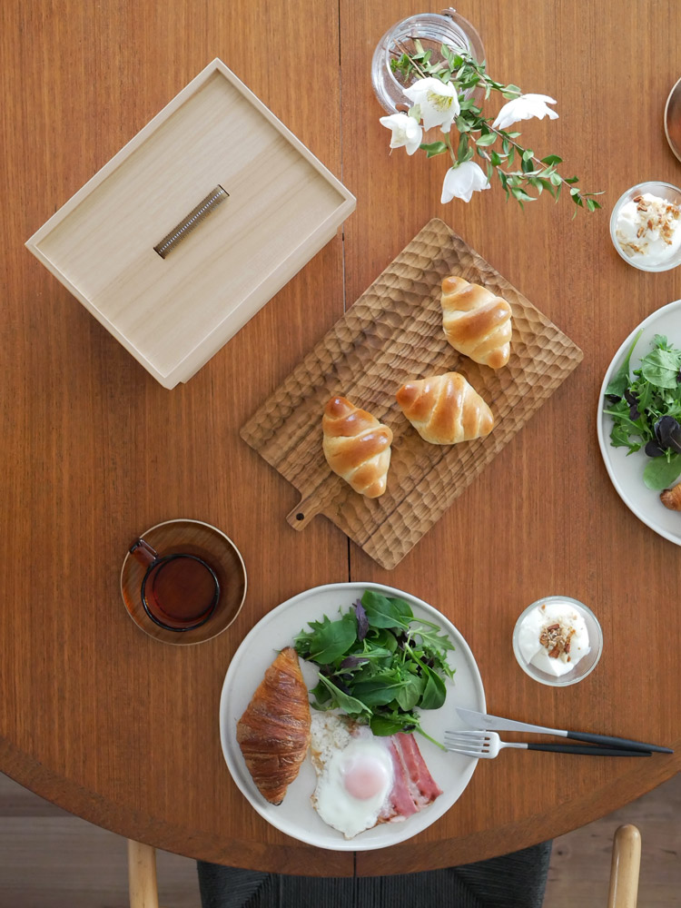 増田桐箱店の木製食パン保存用桐箱