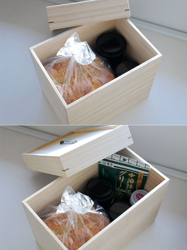 増田桐箱店の食パン保存用木製桐箱