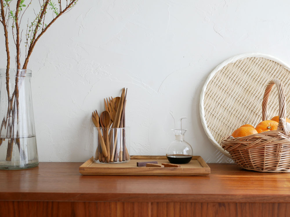 ウォルナットのHinata Life製箸置き