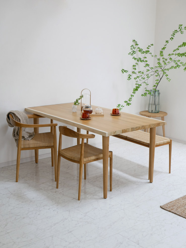 Sunflower RattanのIDENTITYチークダイニングチェア