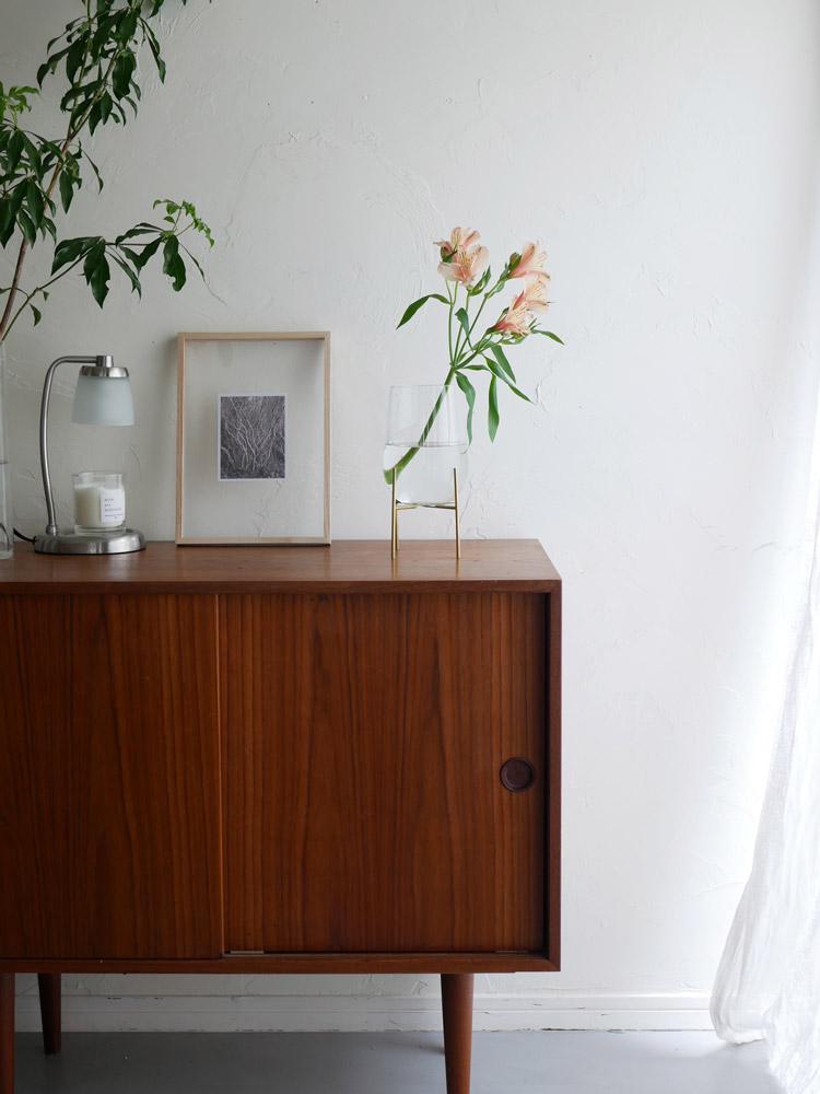 リューズガラスのオヴァルフラワーベース