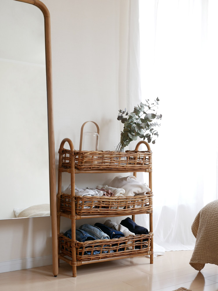 クレエのTHE AROROGアラログラタンバスケット3段