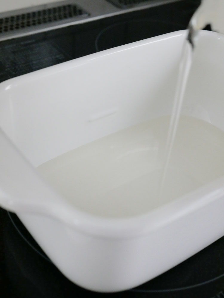 富士ホーロー角型天ぷら鍋 バット・温度計付 ホワイト