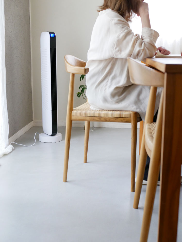 スリーアップのスリムタワーファン本体