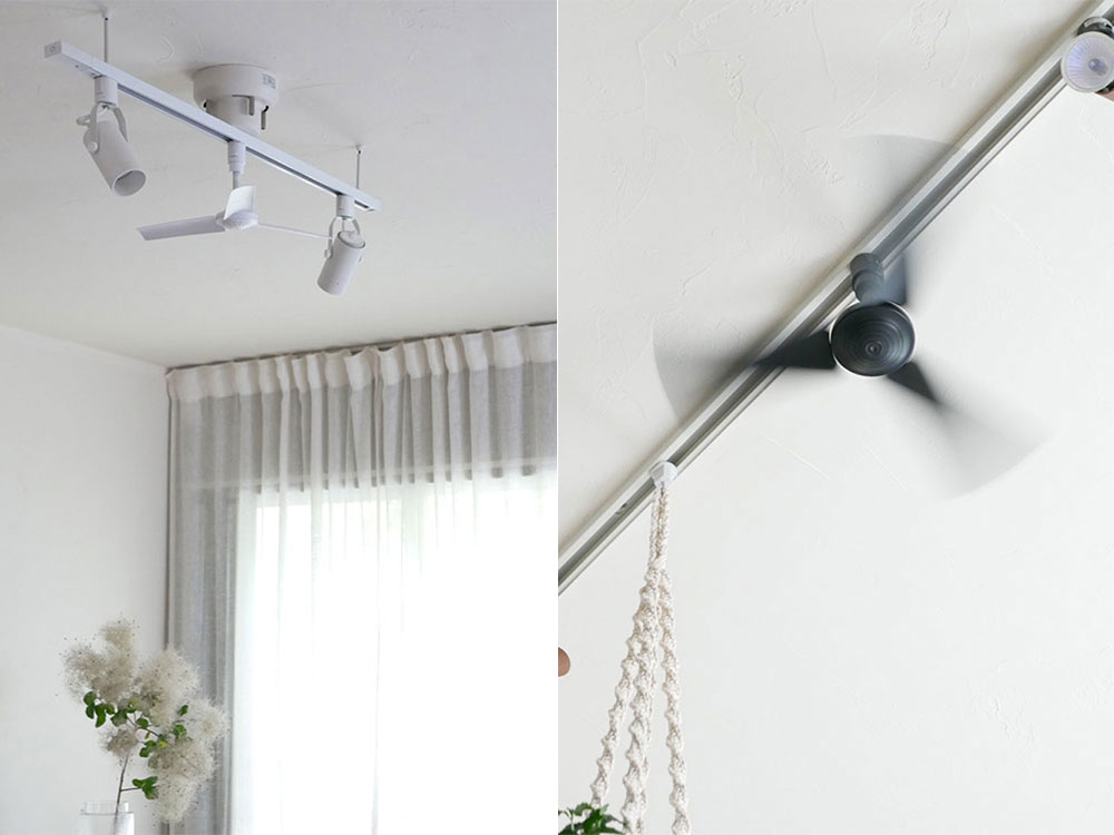 BRID】ダクトレールファン DCプラス Φ50 ホワイト｜【公式】インテリア  