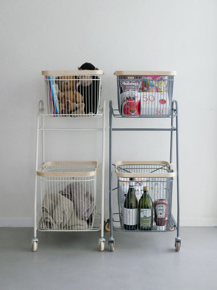 マッシュ リヴ キャリーバスケットワゴンSの商品画像