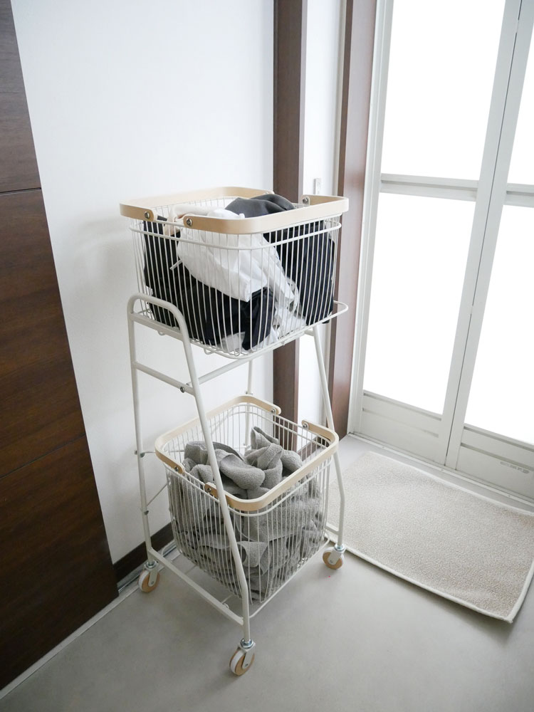 マッシュリヴキャリーバスケットワゴン Sの写真