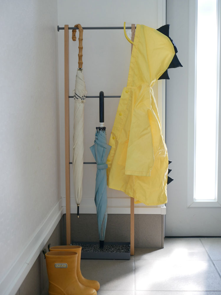 マッシュ リヴ エントランスラック ホワイトの写真