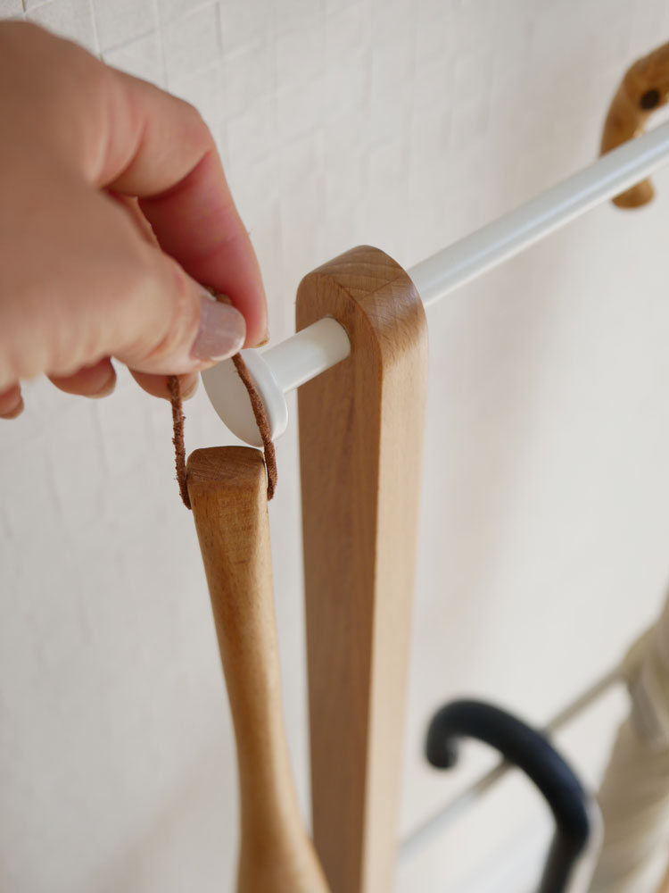 白色のMashリヴエントランスラック