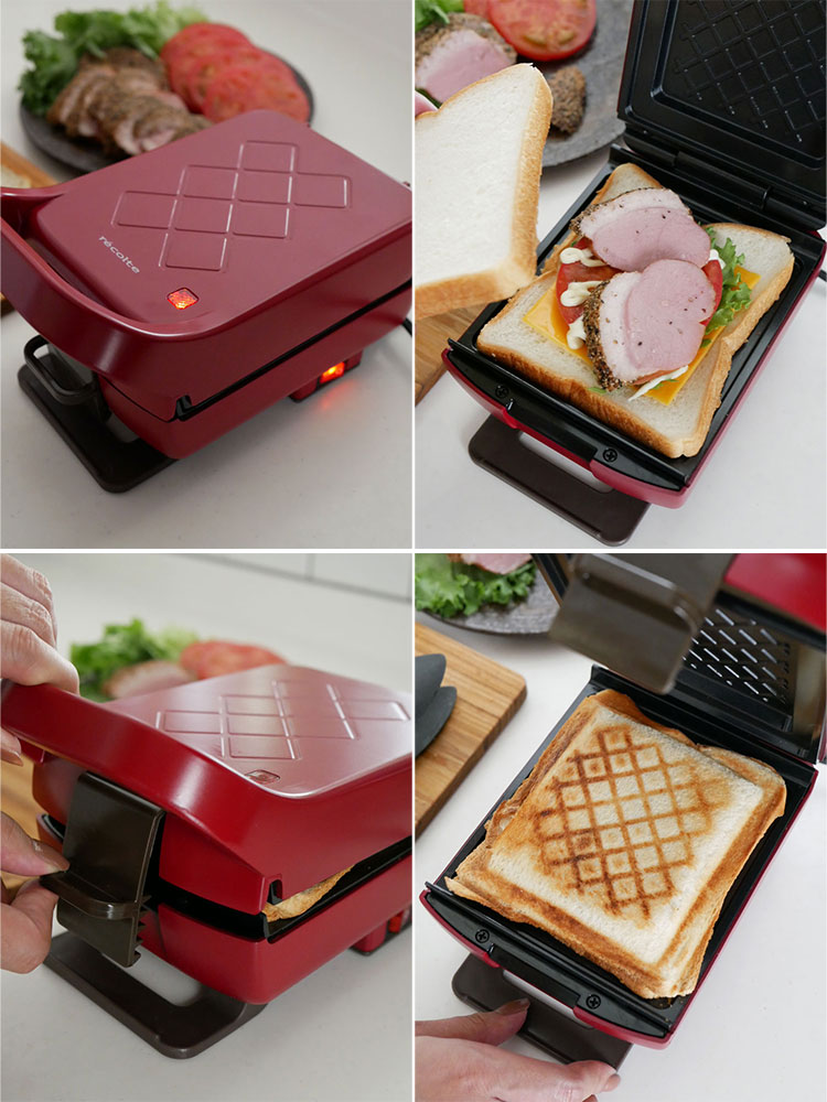 recolte（レコルト）プレスサンドメーカー プラッド本体