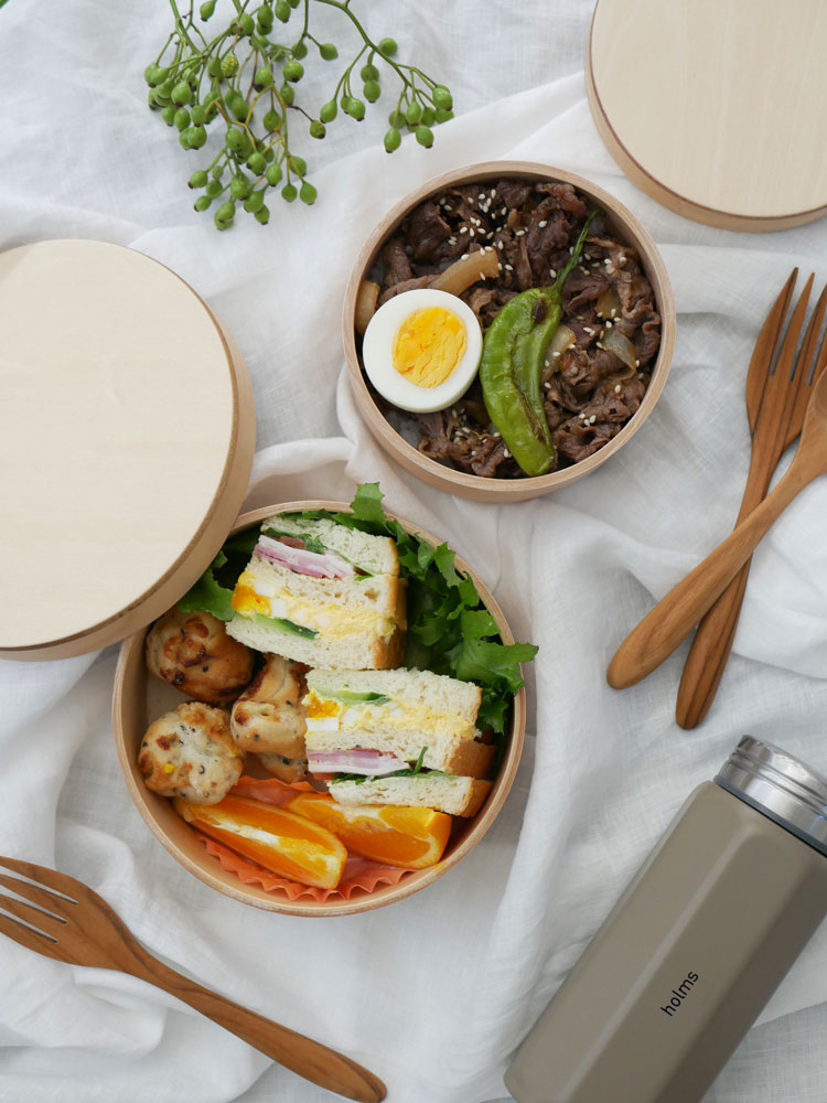 角田清兵衛商店のおひつBENTO 仕切り付き