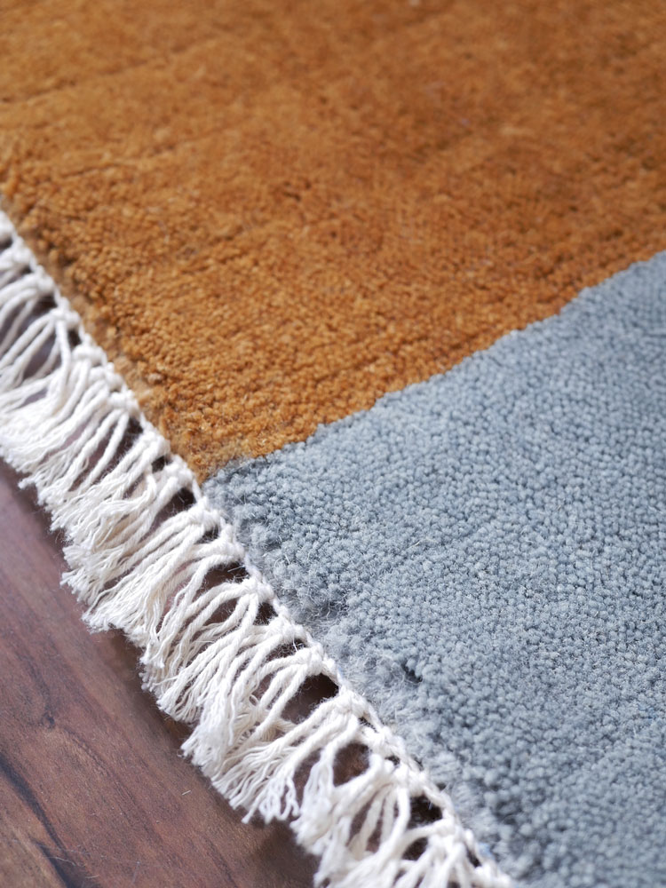 adepeche製アート柄ウールラグ1500