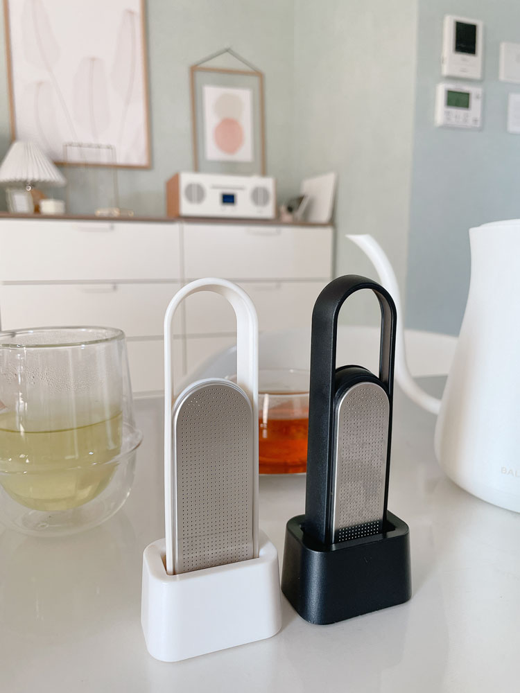 キントーのブラックLOOPティーストレーナーとスタンド