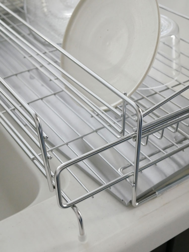 下村企販のサポート水切りバスケット、ステンレス製