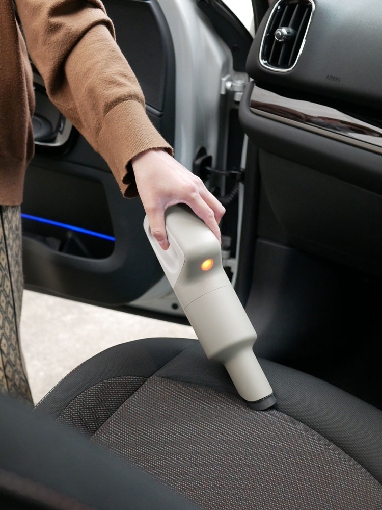 プラスマイナスゼロ ハンディクリーナー本体とスタンド