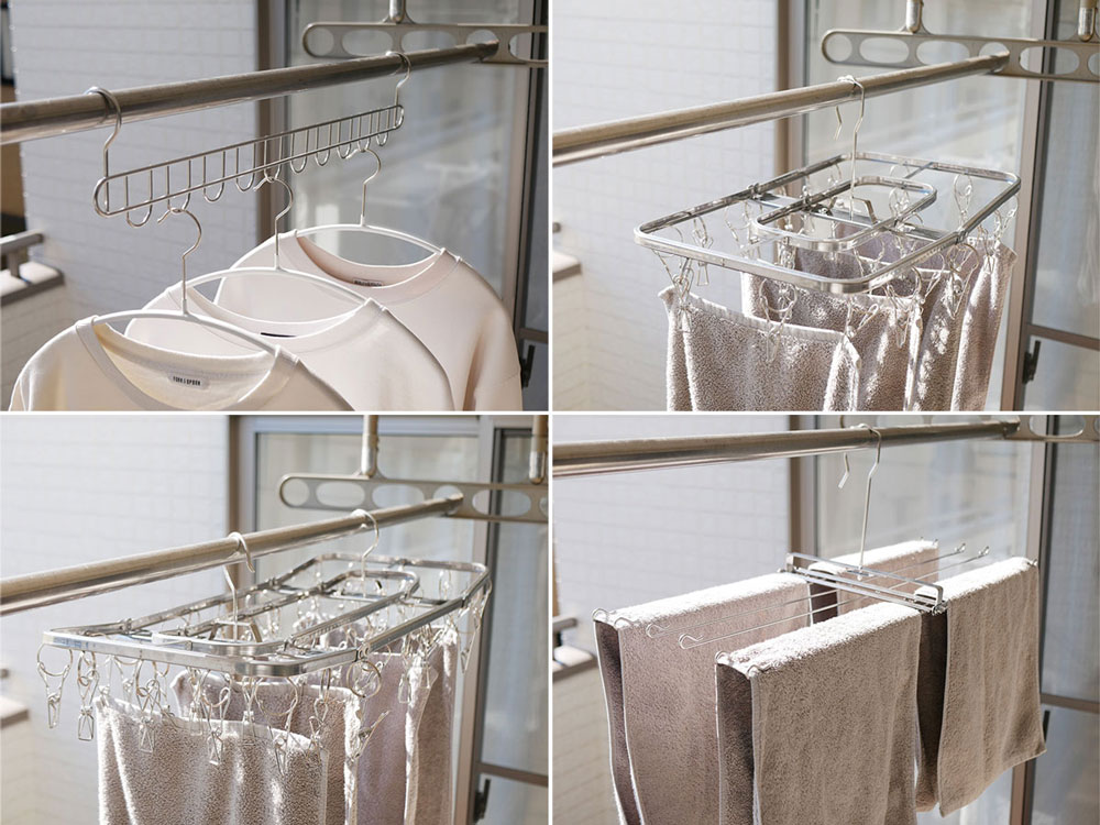 下村企販の10連ステンレスフックハンガー