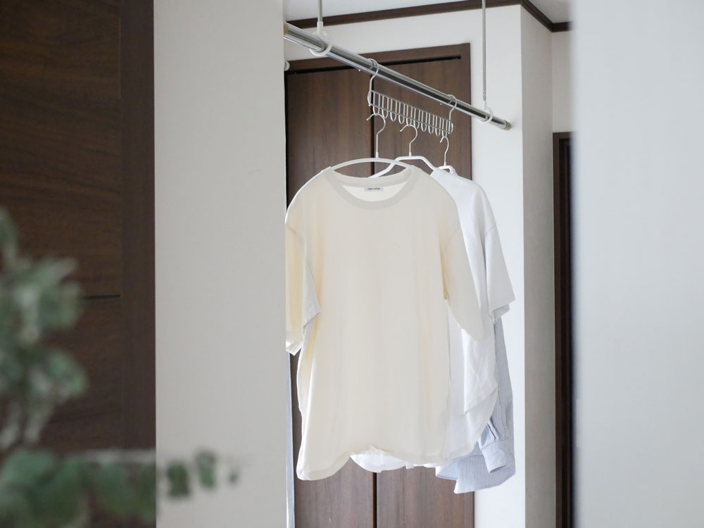 下村企販のステンレス製10連ハンガー