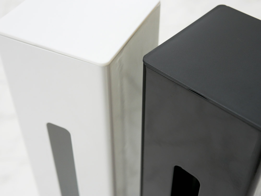 YAMAZAKI製黒タワーポリ袋ストッカー