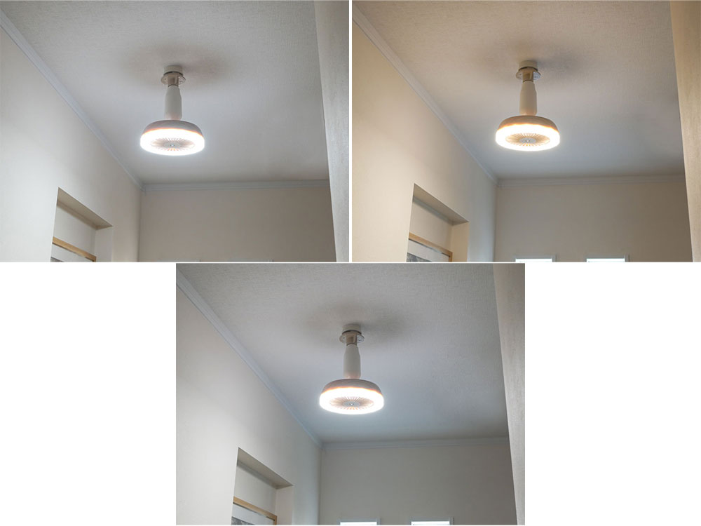 THREEUPの人感センサー付LEDサーキュレーションファン