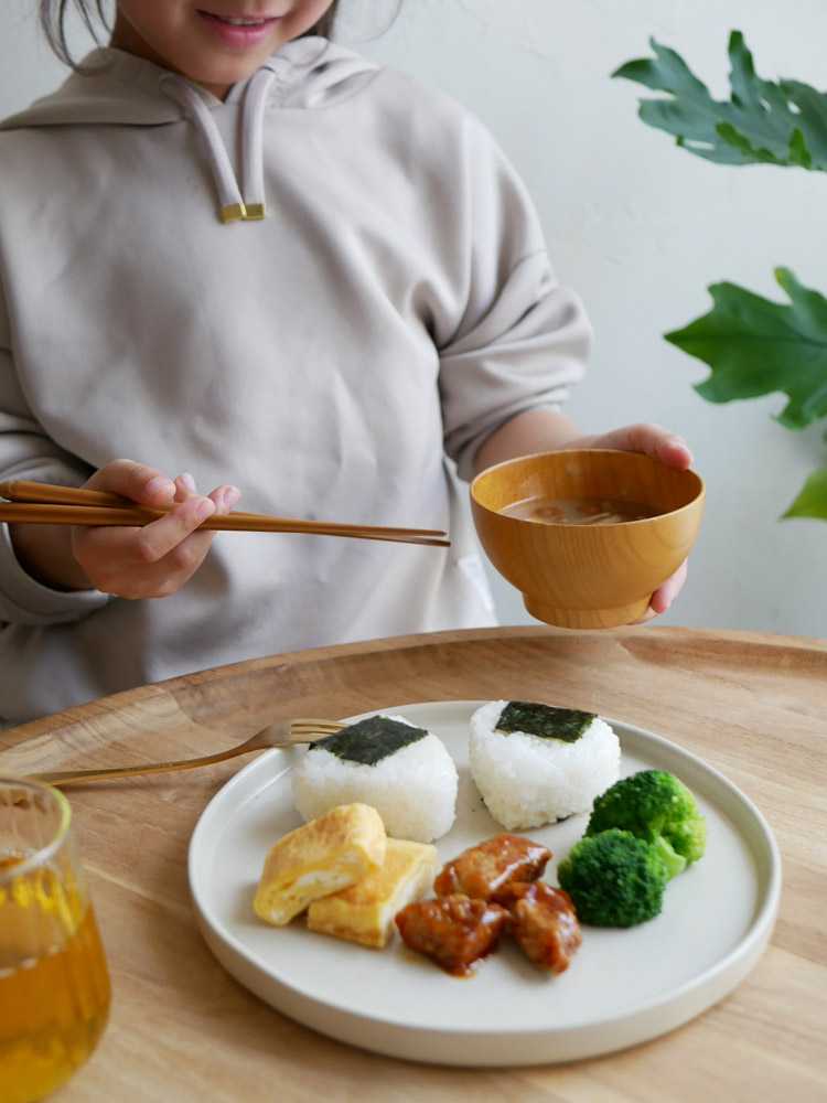 角田清兵衛商店のナツメ材シフォンスープボール