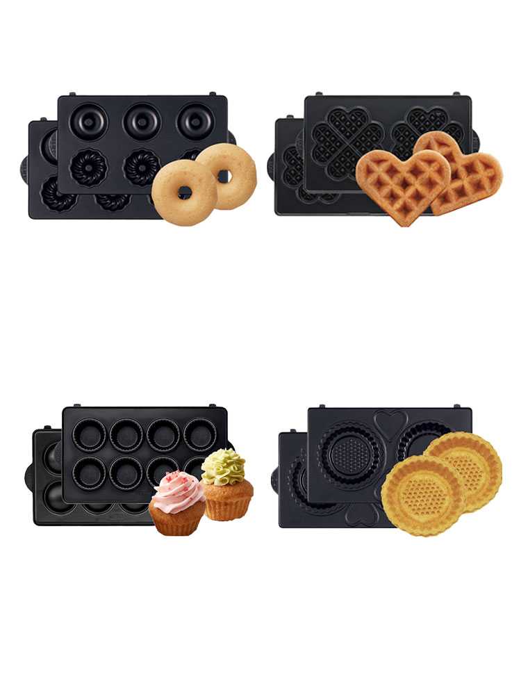 チョコワッフルとクッキーのデザート