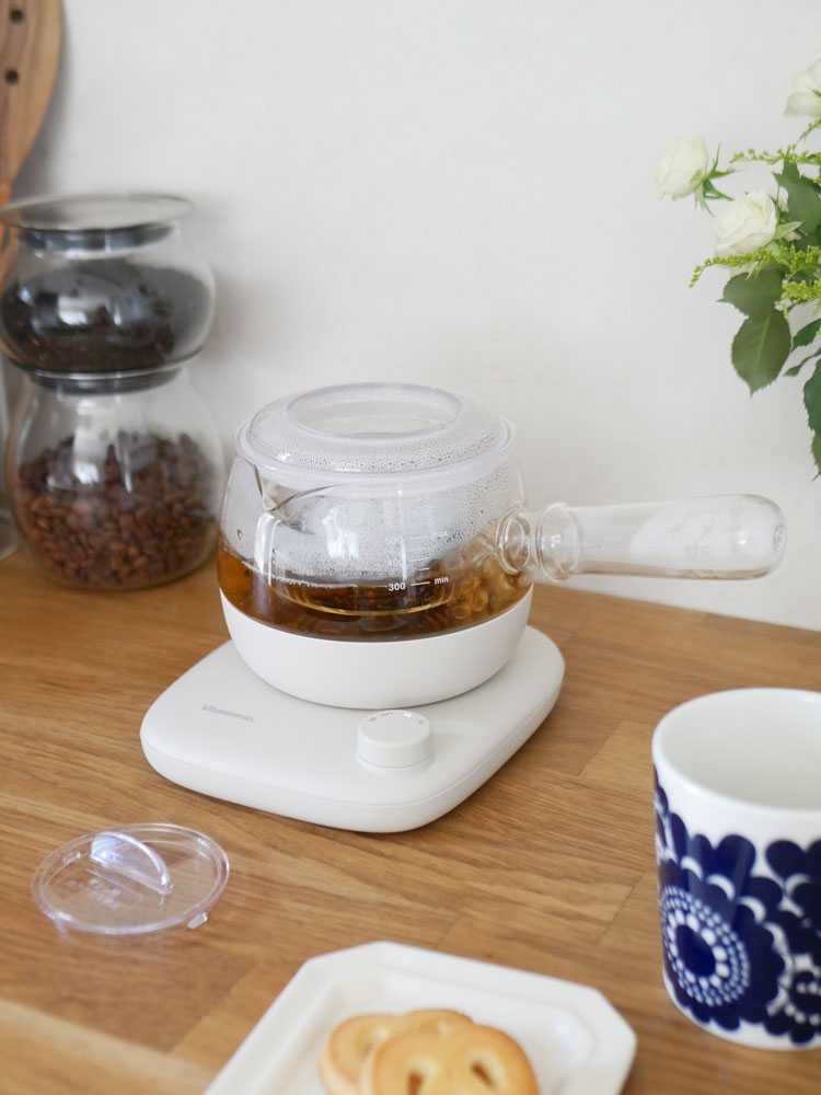 ビタントニオほったらかしガラスケトル KYUSU