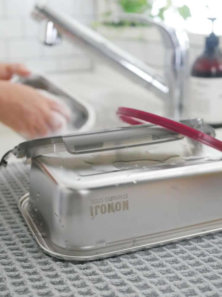 ののじ マジックコンテナ、ステンレス製蓋付き容器