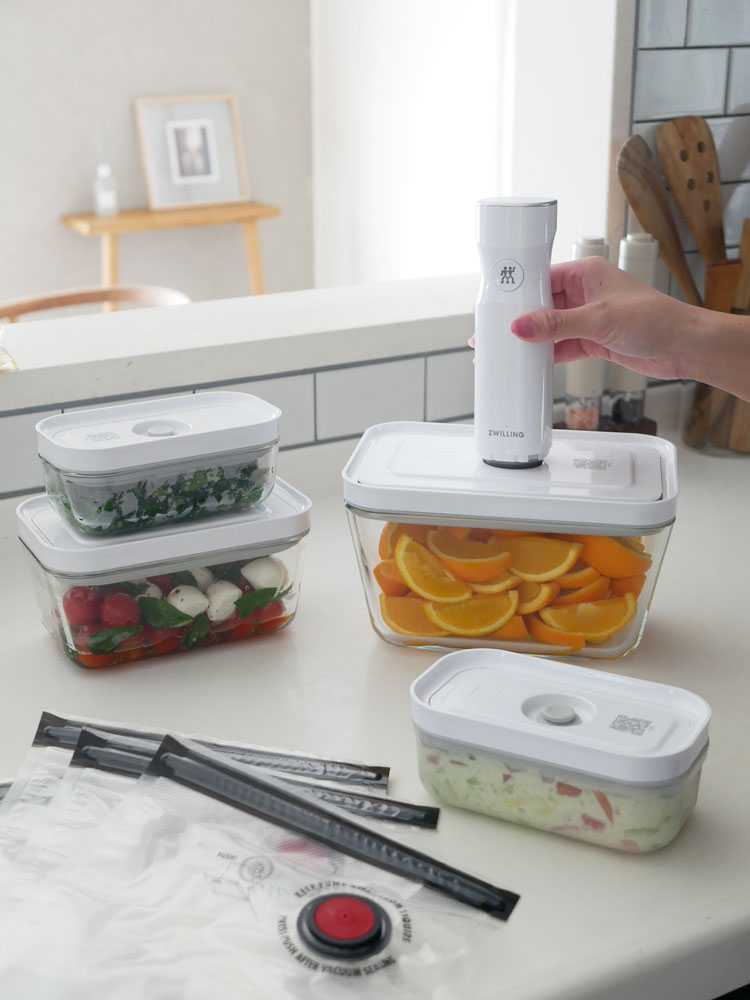 ツヴィリングのフレッシュ＆セーブ真空保存容器（ガラス・プラスチック）