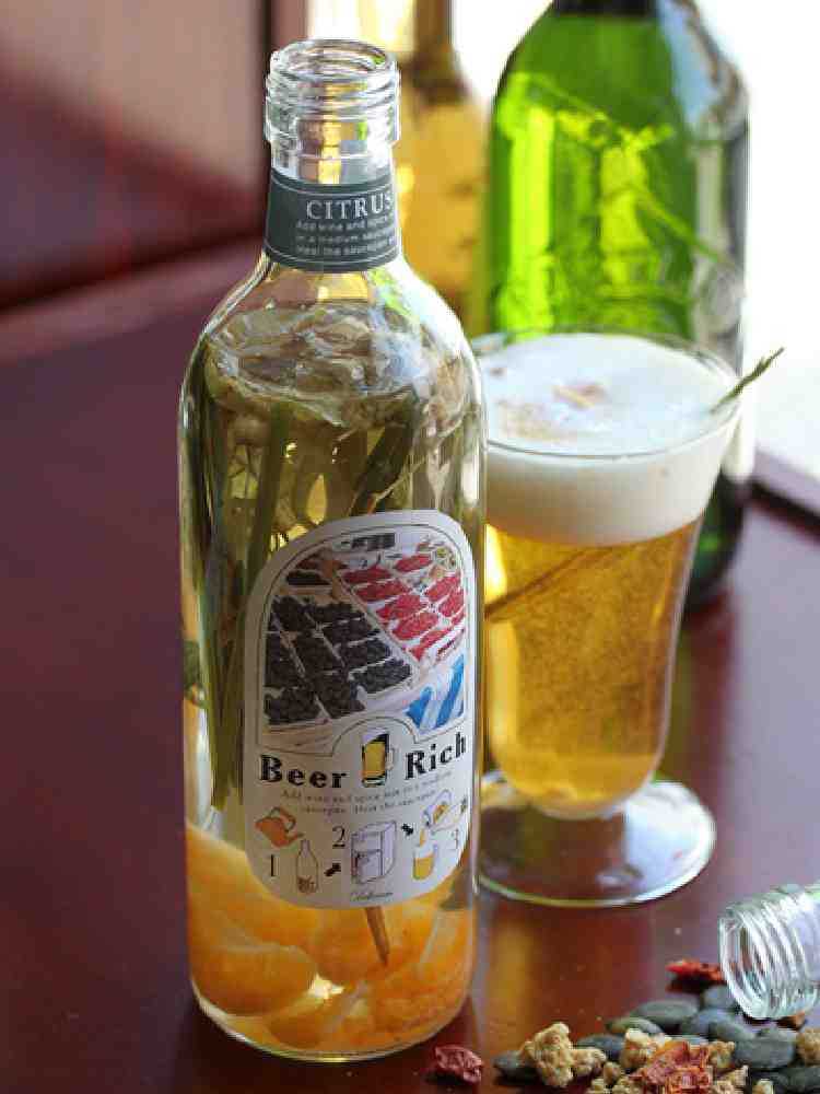 ビアリッチのロゴが入ったビール瓶