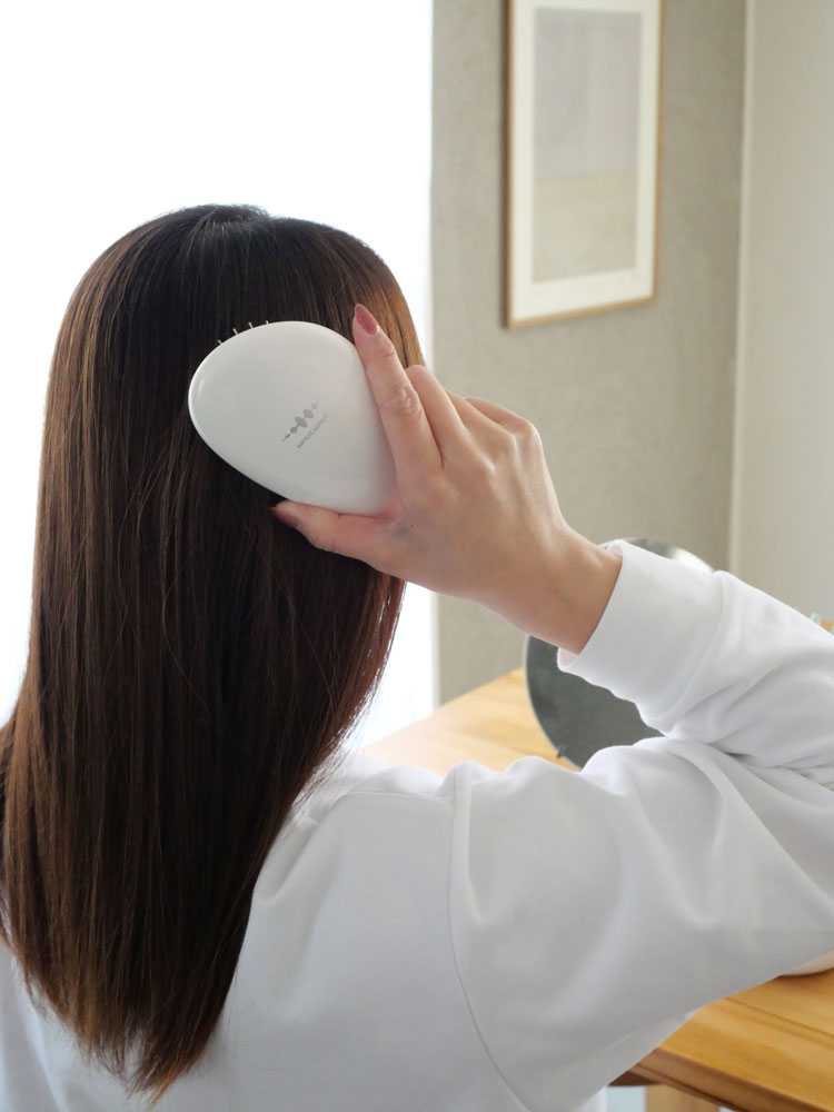 WAVEWAVE＞ 頭皮＆髪ケアEMSコンパクトブラシ – カチモ | カチあるモノ