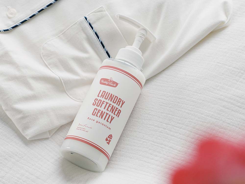 フレディレック柔軟剤ジェントリーリフィルのボトル