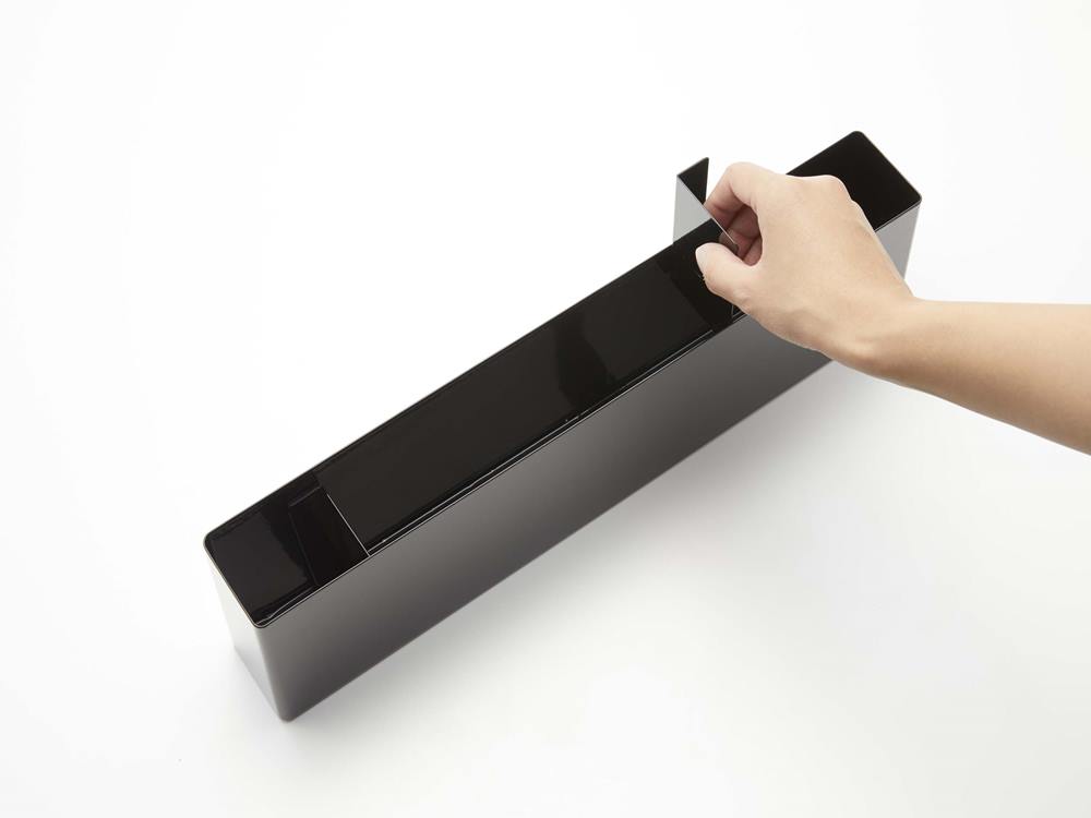 YAMAZAKIタワーのシンク下仕切り付きワイドラック