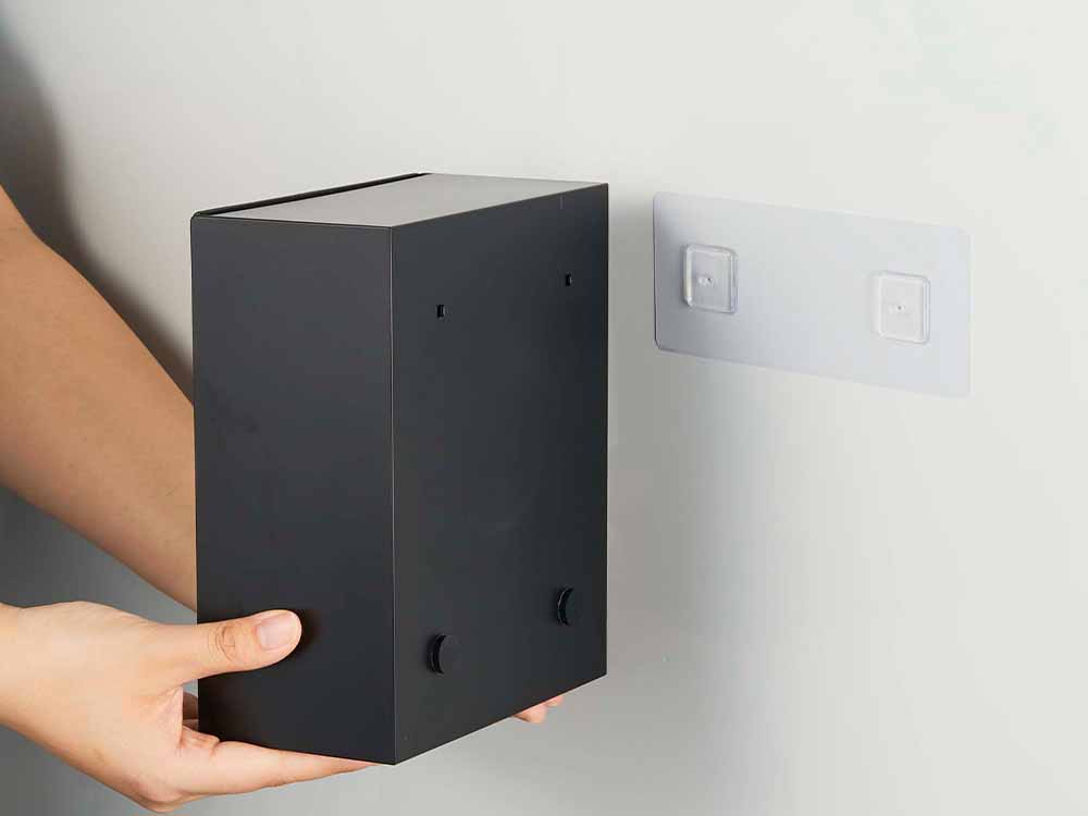 YAMAZAKIタワーウォールダストボックスと収納ケース